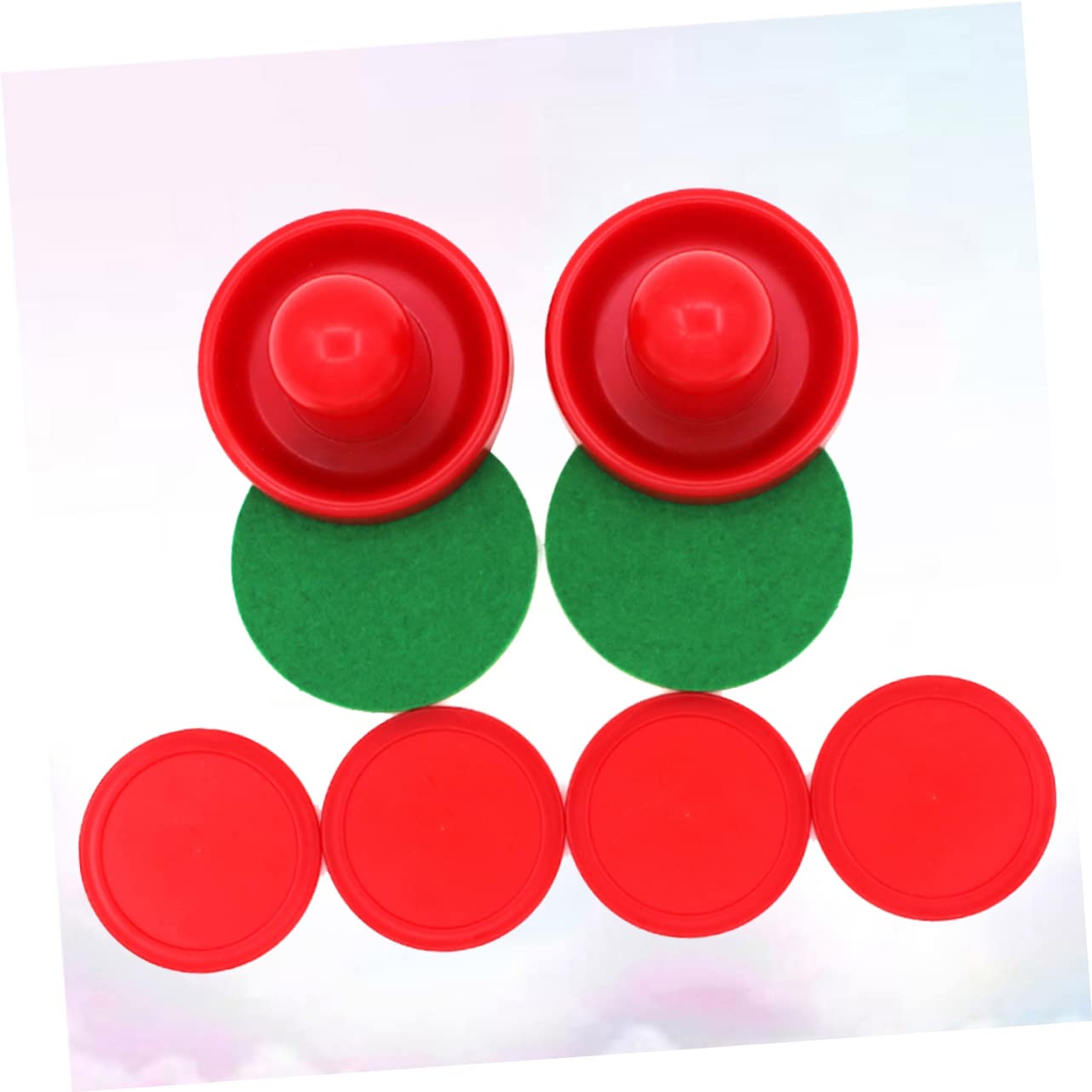 YARNOW Accessori Per Hockey Disco Da Air Hockey Partita Di Hockey Tavolo Da Air Hockey Sostituzione Dei Paddle Delle Maniglie Da Hockey L'hockey Gestisce Le Racchette Rosso