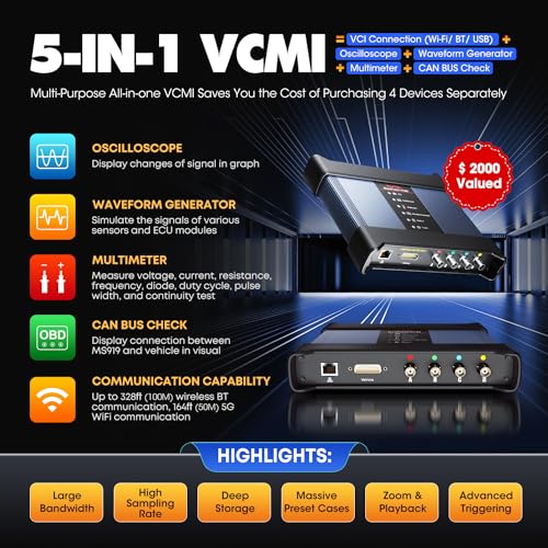 Autel Scanner MaxiSYS MS919, 2026 Top Intelligent Same as MSUltra, $2000 5in1 VCMI, Motor TruSpeed Topology 2.0, OE-Level J2534 Programming, Up of MS909 Elite 2 PRO Ultra Lite 40+ Services 3000+ Tests - Image 4