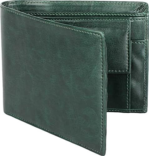WALLETINDark Green Artificial/PU Leather Wallet for Men - 02 Currency Compartments 02 Hidden Pocket 3 Credit Card Slots 01 Coin Pocket