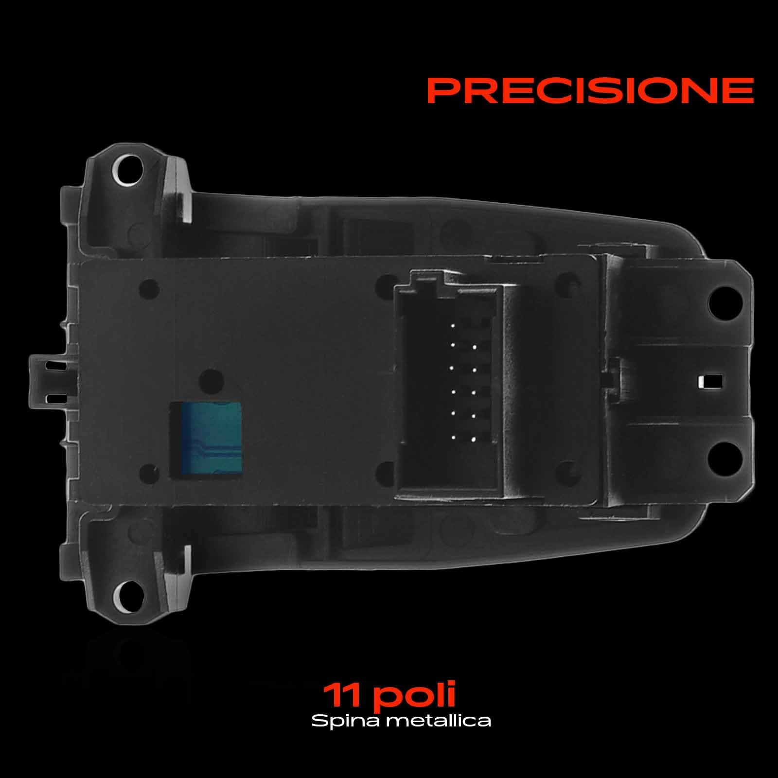 Frankberg Interruttori alzacristalli Console centrale Compatibile con X3 F25 Serie 5 Touring F11 Serie 5 F10 X4 F26 6 Gran Coupé F06 Replace# 61316822518