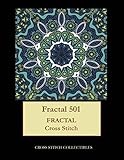 Fractal 501: Fractal cross stitch pattern