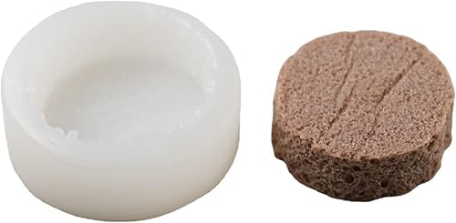 QHHVAIT Round Cake Base Shape Candle Silicone Mold for Handmade Desktop Decorations Epoxy Resin Candle Silicone Mould