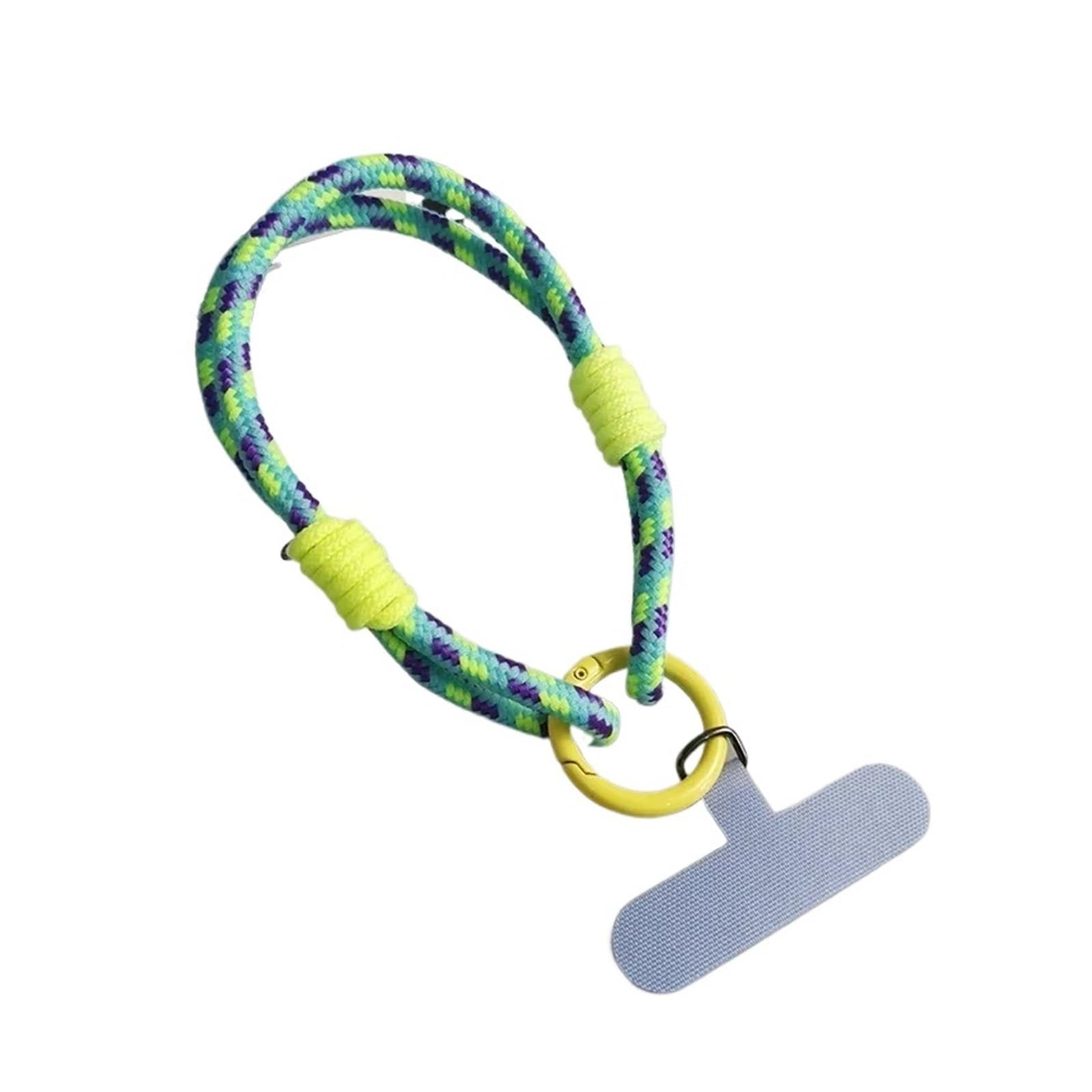 GCYEIDMA Mobile Phone Lanyard Mobile Phone Lanyard with Two Strands Simple Short Wrist Anti Loss Card Strip(Color6)