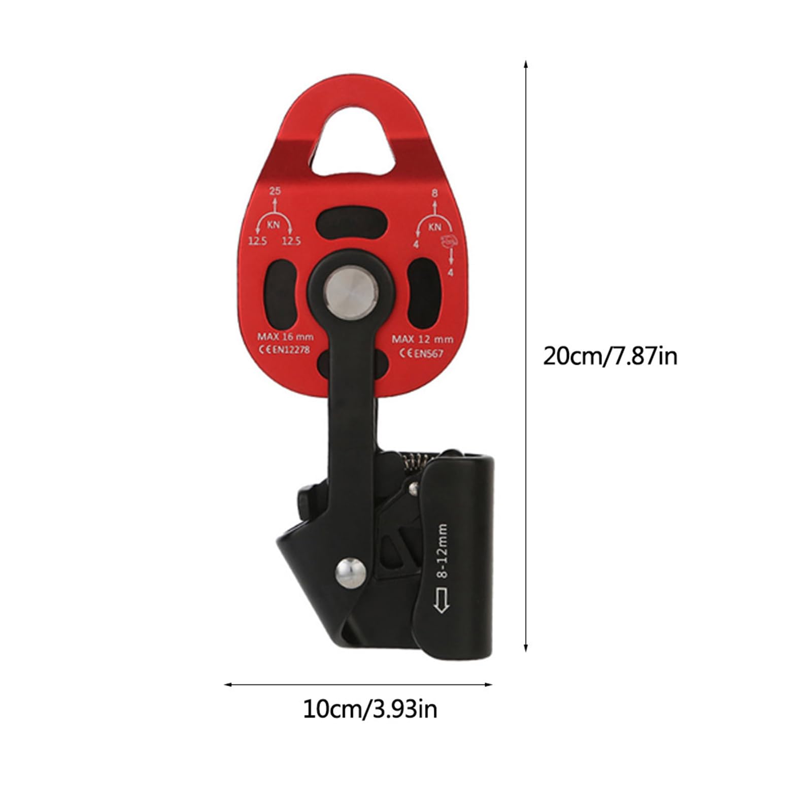 Heavy Items Lifter Items Lifting Tool Aluminum Alloy Pulley Ascenders Heavy Objects Lifting Tool Ascenders Book