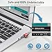 AUEDROT Mouse Jiggler Undetectable Metal USB Mouse Mover with Switch Button, Automatic Mini Mouse Shaker with 2 Jiggle Modes, Driver-Free, Plug and Play, Keep Computer/Laptop Awake, Orange, 2 PCS