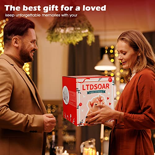 Ltdsoar Hand Casting Kit Couples Gifts With Practice Kit, Hand Mold Kit For Adults & Kids, Romantic Anniversary Wedding Birthday Gifts For Her Or Him,Boyfriend Girlfriend Unique Gifts #TOP4