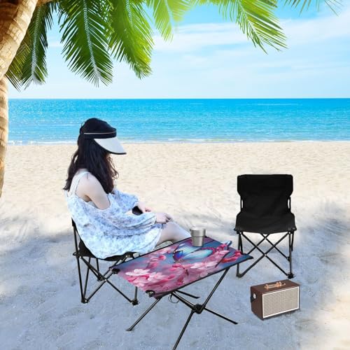 Mesa de Camping GOODOLD Camping Folding Tables, Diseño Plegable Fácil, Portátil con Bolsa de Transporte - Ideal para Playa, BBQ y Picnic miniatura 6
