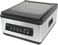 Vista 2 de VacMaster Sellador al vacío de cámara VP195, potencia de sellado 2 en 1, cámara de doble función y sellado externo, interno para bolsas de 12 x 12
