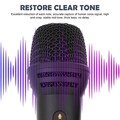 MILISTEN 1 Set Condensator Microfoon Gaming Microfoon Computer Ruisonderdrukking Microfoon (Zwart) - Image 3