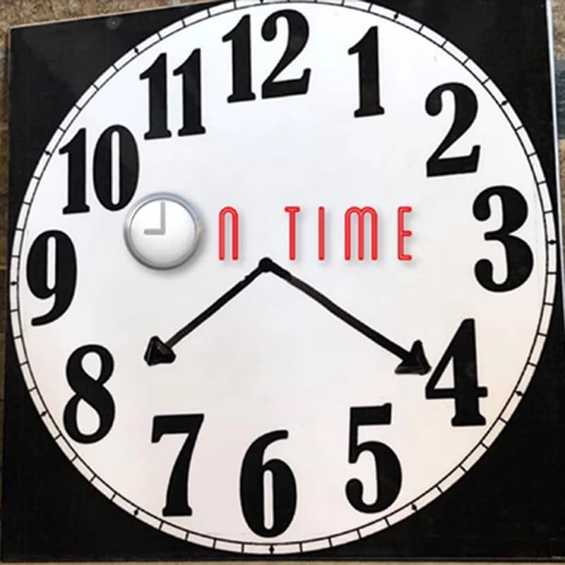 SUMAG ON TIME Magic Tricks Time Prediction Clock Mind Reading Close up Stage Illusions Gimmicks Mentalism Magic Props for Magicians