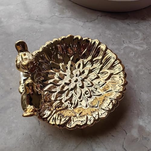 Vyloky Lifelike Bird Jewelry Dish - Ceramic Ring Earring Holder