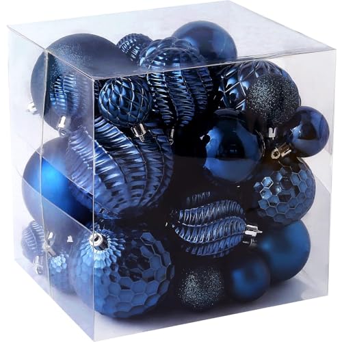 Esferas, Home Adornos de bolas de Navidad, a prueba de roturas, con lazo para colgar, 36 piezas para árboles de Navidad, bodas, fiestas navideñas, decoración del hogar, 6...