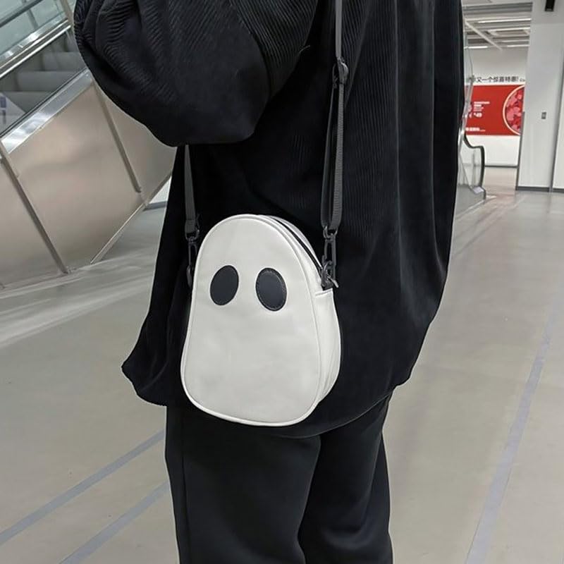 1Pcs Halloween Pumpkin Cute Ghost Purse PU Leather Crossbody Bag Shoulder Bag For Women's Spooky Trick Treat2