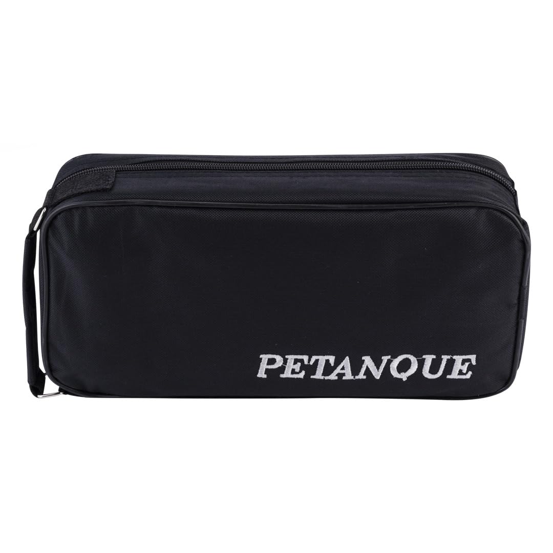 Engelhart Boules de Pétanque 8 Boules Sacoche Accessoires de Petanque - Boule Métal 74 mm 720 g - 2 Cochonnets Bois, Distance Mètre et Ramasse Boule Magnétique 2 à 4 Joueurs - Adulte Loisir 010203 | Jeu complet 8 boules pour 2 à 4 joueurs avec sacoche, co
