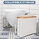 Toilettenpapier Aufbewahrung Korb mit Deckel, Wasserdichter klopapier aufbewahrung, Badezimmer Toilettenpapier-Handtuch-Aufbewahrungskorb für 9-12 Rollen Klopapier