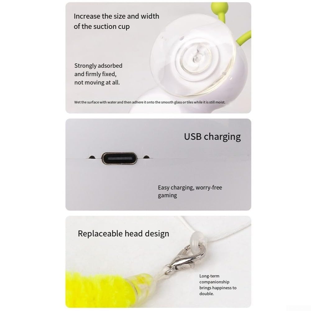 CATERPILLAR - Juguete inteligente para gatos, interactivo para gato inteligente Caterpillar, juguete interactivo para gatos de interior, juego divertido y atractivo para gatos para jugar