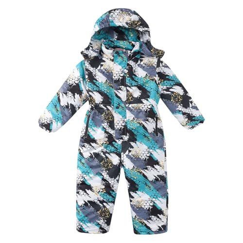 スキーウェア キッズ ジャンプスーツ 女の子 子供 雪遊び 撥水加工 カバーオール スノーコンビ つなぎ 防寒 スノーボードウェア ワンピースタイプ 子供用 ガールズ サイズ調整可能 男の子 防水 保温性 ジュニア ベビー スノーウェア