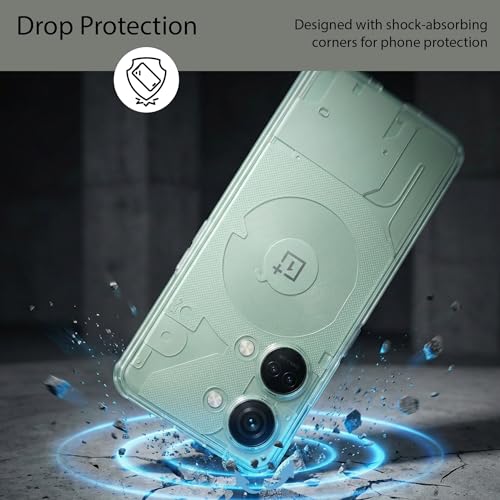 Image of NIUKIN Soft Hybrid Case for Oneplus Nord 3 5G | 360 Degree Protection | Silicon Shockproof Cover (Transparent)