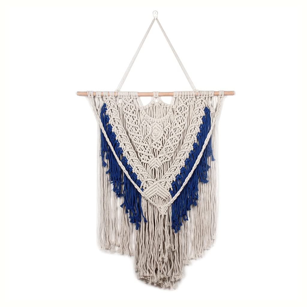 SERENEPEAK Macrame Wall Hanging Art Cotton Woven Tapestry 60x80cm