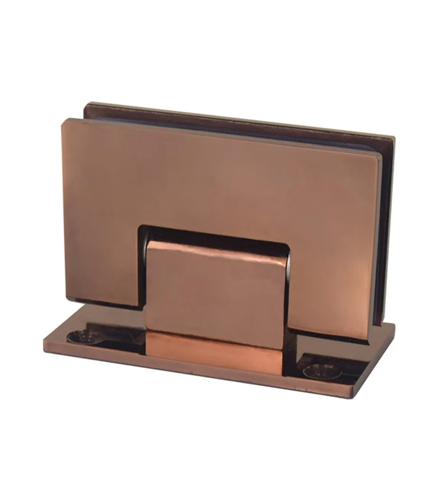 Cnyuon Rg-90Open Rose Gold Stainless Steel 304 Solid Bathroom Clip Shower Room Hinge Frameless Glass Door Up And Down Folder Folding Page For Glass Door(Rg-90Open)