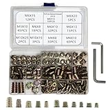 232 Stück Gewindeeinsatz Holz Einschraubmutter, M4 M5 M6 M8 M10 für die Montage von Mechanischen Befestigungen, Möbeln usw