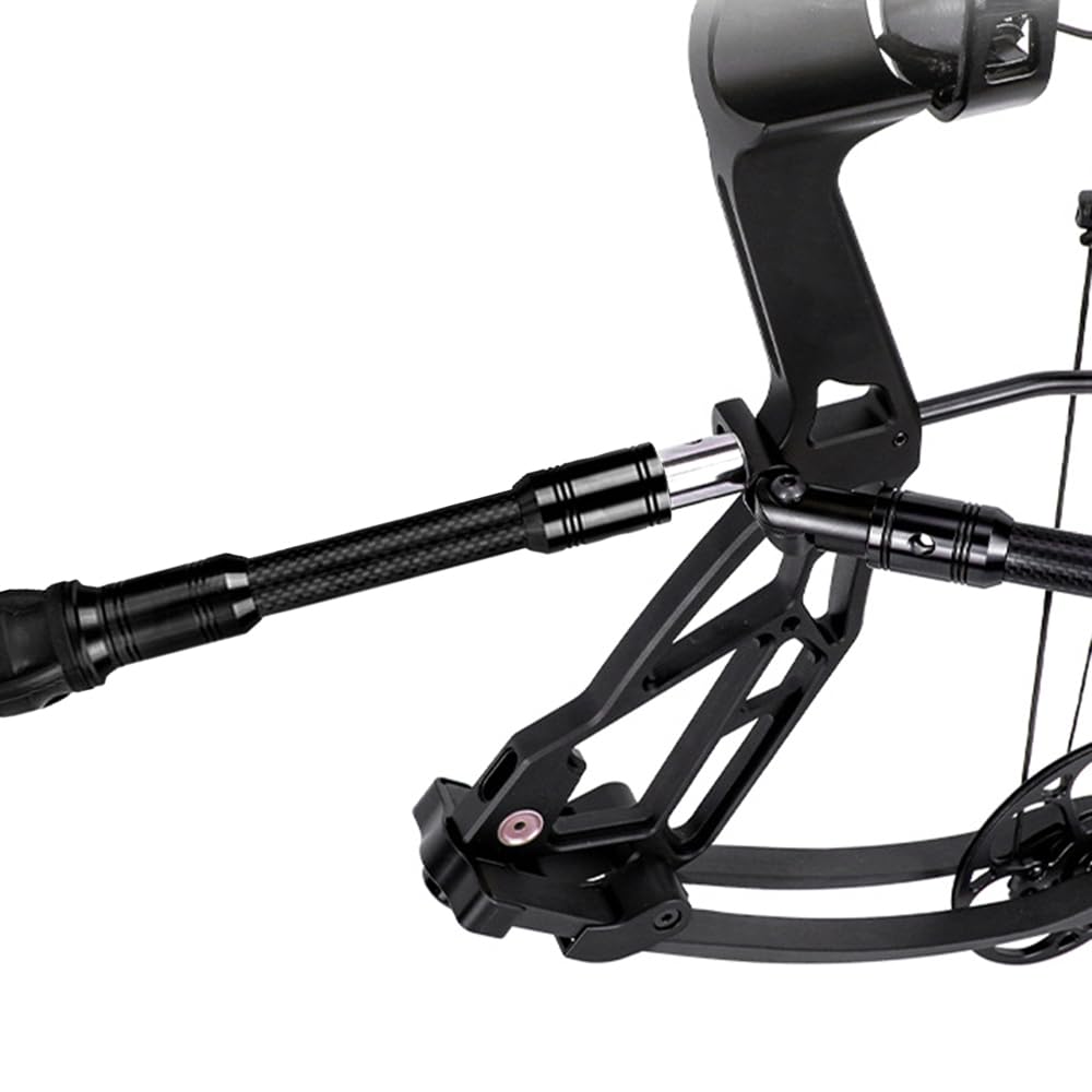 MiOYOOW Stabilizzatore per arco da tiro con l'arco, 15,2 cm/20,3 cm, con contrappeso da 118,5 g, per caccia, tiro e sport
