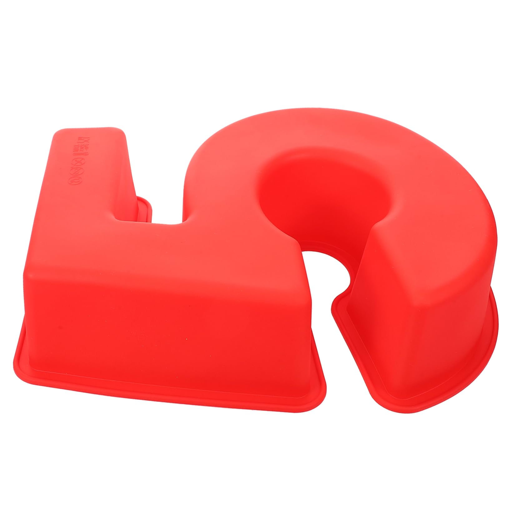 Alipis 5 Piezas Molde De Torta Repostería Casera Herramienta De Molde Para Hornear Latas De Pastel De Números Molde De Pastel De Niños Tarta Pequeña Baking Accessory Gel De Sílice Rojo