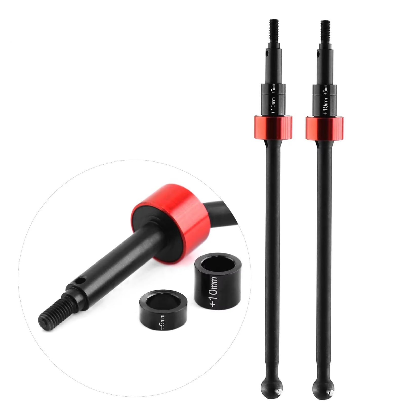 Compatibile Con HPI Per Savage X Per Flux XL 1/8 RC Auto Parti Upgrade 2 Pezzi Alberi Di Trasmissione CVD In Acciaio Anteriore Posteriore (cod. 86246) Accessori