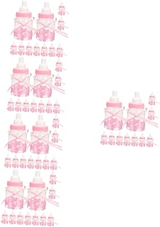 TOYANDONA 60 Peças Garrafa De Leite Caixa De Doces Presentes Infantis Garrafa De Peito Para Bebês Meninas Presentes De Bebê Suporte De Garrafa De Bebê Biberones Garrafa De Chá De Bebê