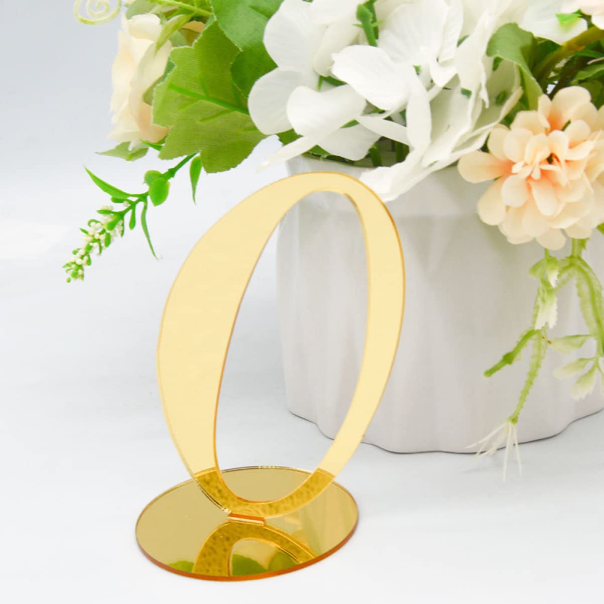 SOLUSTRE 10pcs Wedding Table Numbers Elegant Table Decoration for Receptions Parties and Events for Weddings Anniversaries and More