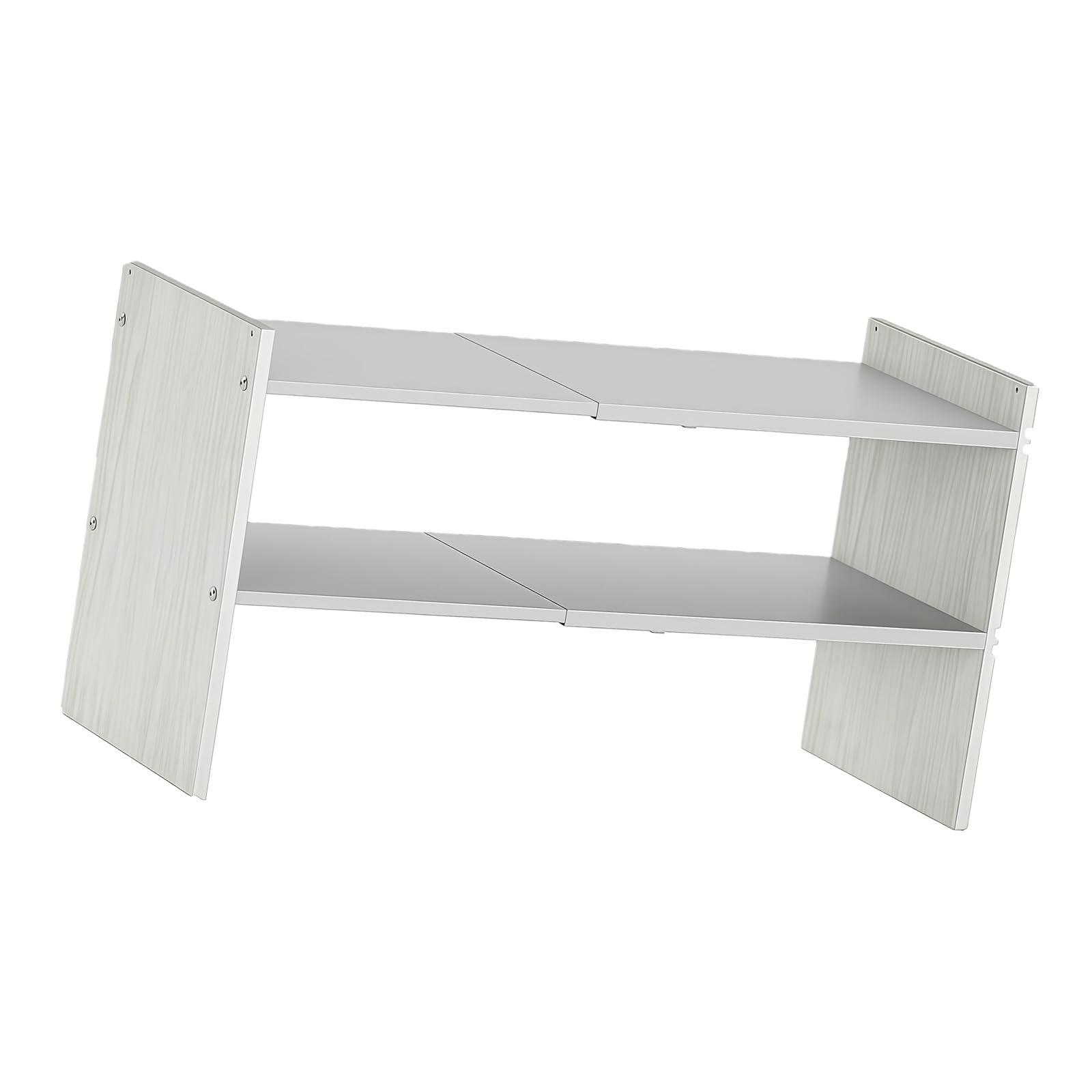 our fave Stylish Adjustable White Long Shoe Stand Iron Wood Build Easy Assembly Shoe Organiser for Neat Entryway Display White Planner
