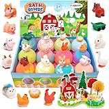 Bath Bombs for Kids with Surprise Inside for Girls Boys Toddlers Kids Bath Bombs Set with Toys Inside Safe Handmade Bubble Bath Fizzy Bath Bomb for Christmas