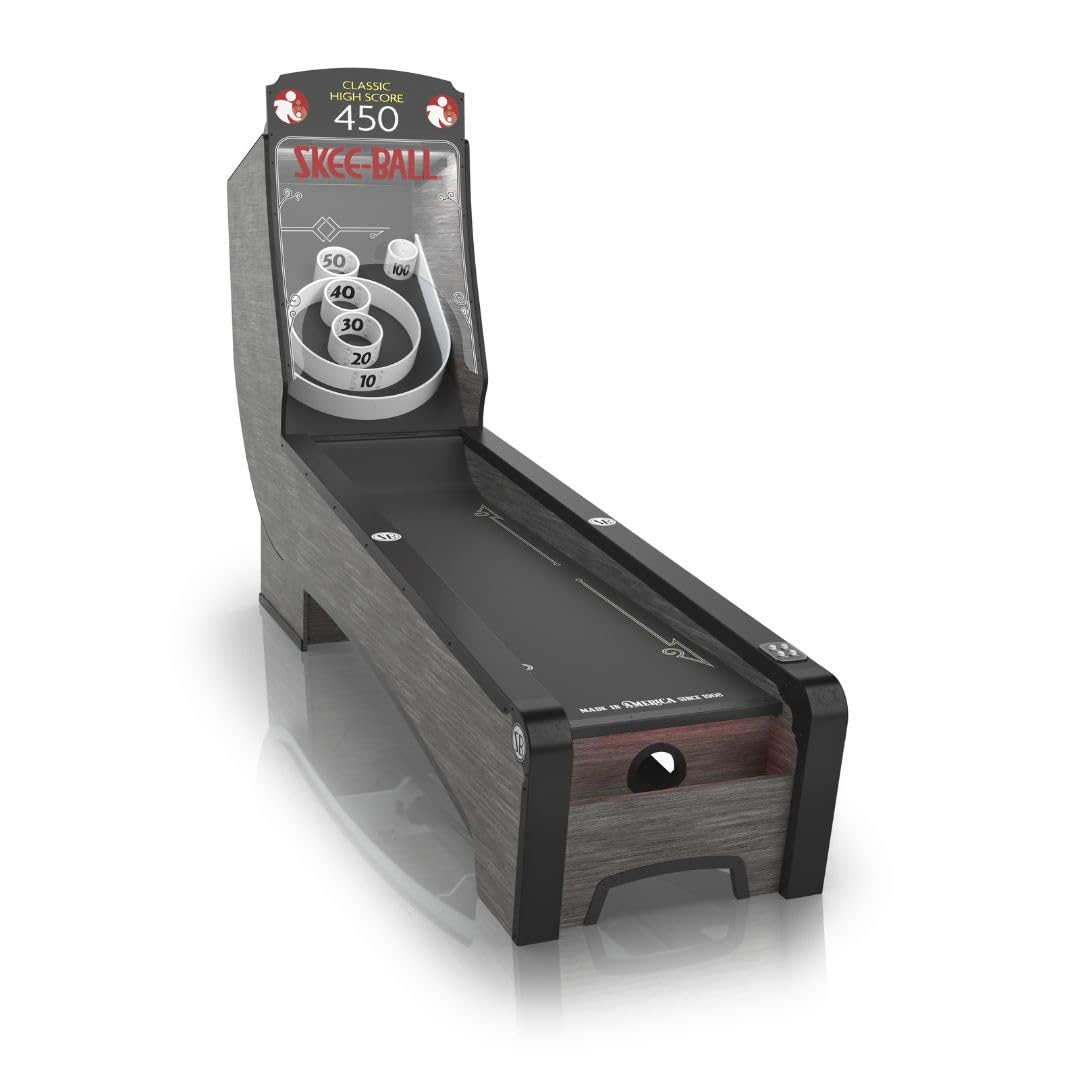Skee-Ball Arcade Table Machine Game for Home Basement Recreation Room - Premium Nostalgic Classic Fun of Roll and Score - Made in The USA