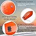 VIKETECH Orange Deep Sea Fishing Trolling Diving Board K-Type Planer Durable Plastic Dive Board for Big Game Fishing (#7)