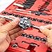 NEIKO 00924A Tap and Die Set, 76 Piece, Metric and Standard, Rethreading, Cutting, Repairing Threading Tool for External & Internal Thread Tap Set, SAE & MM, Hex Die, UNC, UNF, NPT Thread Complete Kit