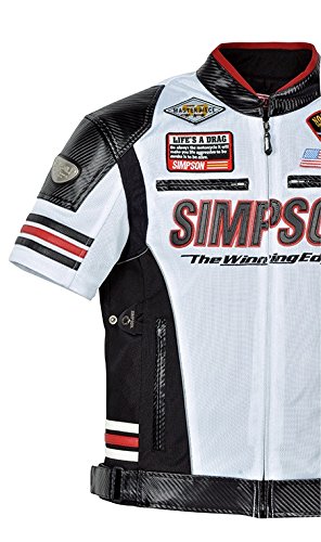 シンプソン(SIMPSON) メッシュジャケット WHITE L SJ-5115