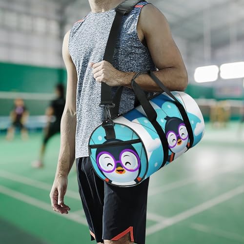 Duffel bag mignon motif pingouin avec format weekend 45cm - 7