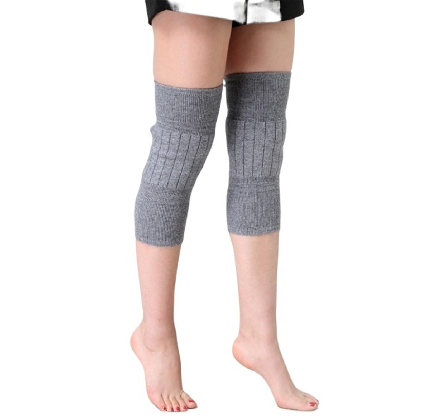 Elásticas Rodilleras Un Par De Rodilleras Transpirables For Hombres Y Mujeres For Mantenerse Abrigados En Climas Fríos Deporte Soporte Rodilla