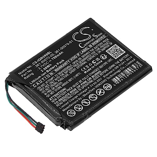 CS Cameron Sino 700mAh / 2.59Wh Replacement Battery for Garmin 3597LMT, Nuvi 3597, Nuvi 3597LMTHD, Nuvi 3598, Nuvi 3598LMT, Nuvi 3598LMT-D, 361-00070-00, 361-00070-01