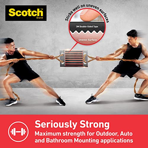 Scotch 3M Scotch Extreme Double Sided Tape, 1M Holds 6.7Kg, Works On Uneven Surfaces, Weather Resistant, Works On Indoor, Outdoor, Auto Interior Surfaces (Image - 3)