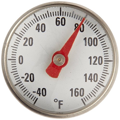 image for Supco ST01 Stainless Steel Pocket Dial Thermometer, 5