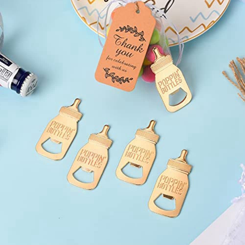 24 Stück Babyparty-Bevorzugungen für Gäste, Geschenke oder Andenken an die Rückkehr der mit Flaschenöffner für Geschenke (Flasche)
