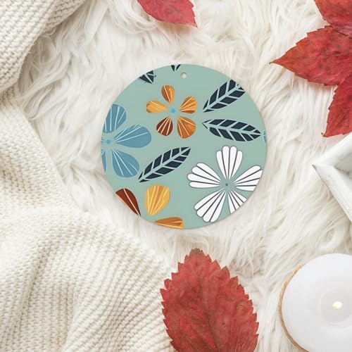 Hojas aromáticas florales para auto miniatura 6