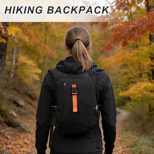 Mochila Plegable para Senderismo 15 L Negro miniatura 4