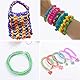 2500+Loom Bänder Set, Loom Bänder Zubehör Bunte Gummibänder Loops Gummis für Armbänder, Rubber Loombänder Mit Accessoires for Jungs Mädchen Kinder