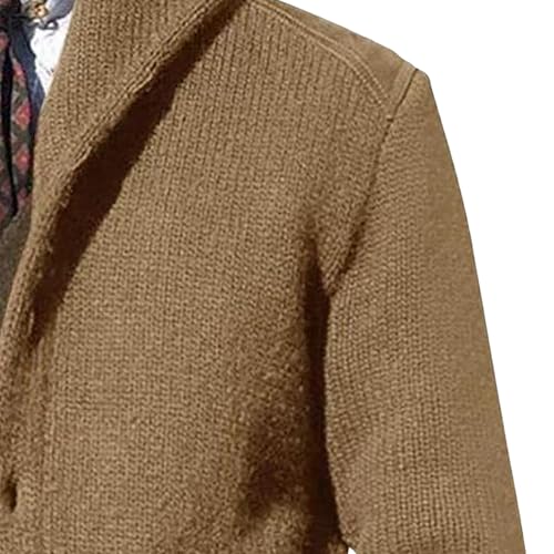 Men Shawl Collar Cardigan Sweaters Knit Shawl Collar Pockets Cardigans Shawl Collar Buttons Knit Cardigan Sweater3