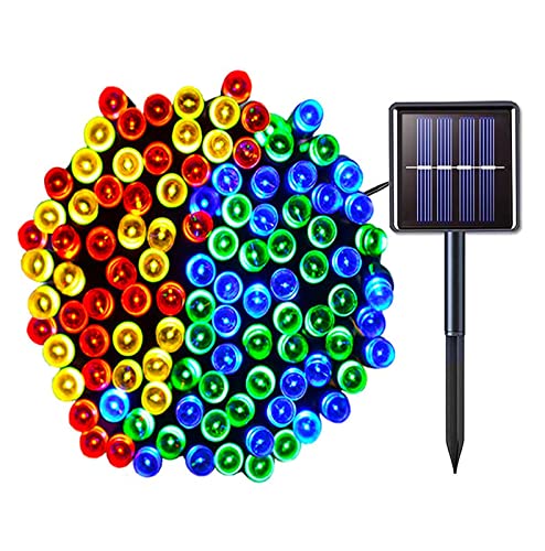 Guirlande lumineuse solaire multicolore 3m 20 LED pour extérieur étanche IP65