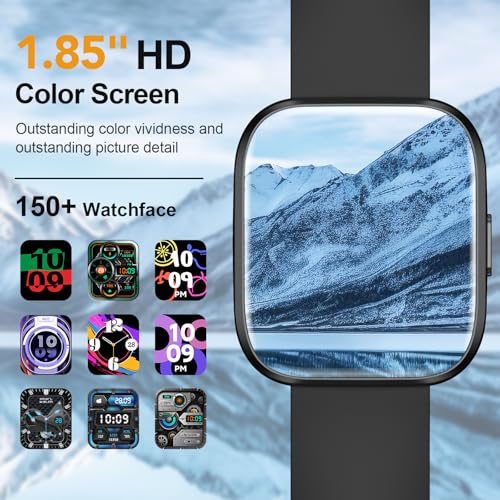 Reloj Inteligente Mujer Hombre con Bluetooth Llamada, 1.85" HD Smartwatch con Pulsómetro/Podómetro/Monitor de Sueño, 115+ Modos Deportes Pulsera Actividad Impermeable IP68 para Android iOS 2 Reloj Inteligente Mujer Hombre Con Bluetooth Llamada, 1.85" Hd Smartwatch Con Pulsómetro/podómetro/monitor De Sueño, 115+ Modos Deportes Pulsera Actividad Impermeable Ip68 Para Android Ios