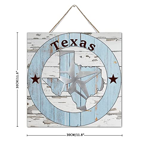Panneau décoratif en bois vieilli de qualité supérieure Texas Lone Star - 3