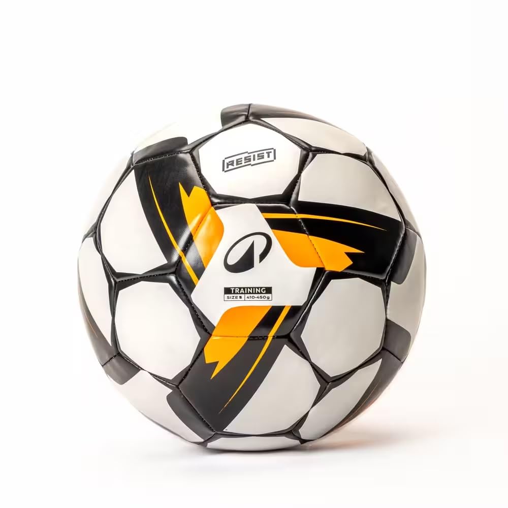 Decathlon Training Ball Resist Size 5, Machine Stitched, Rubber Coating (White)-image-10